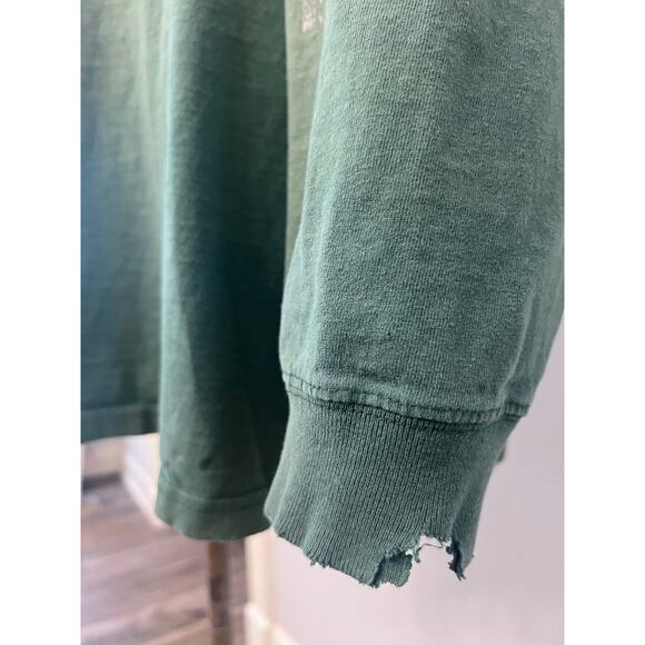 Carhartt Thrashed L/S T-Shirt Mens 3XL SunFaded Arm SpellOut Destroyed Grunge - Picture 8 of 11